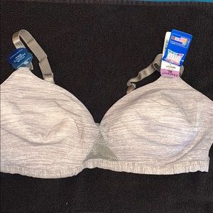 Gray feather lite - no wire bra